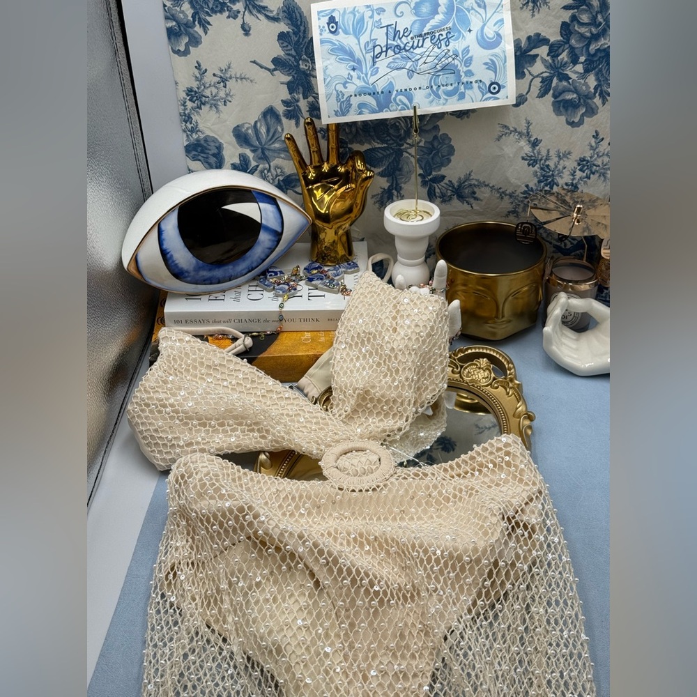 🆕 PATBO 🧿 NWOT Crochet Bloom Cut Out Beach Dress, Off White - Sz US 8 BR 40 - Picture 15 of 17